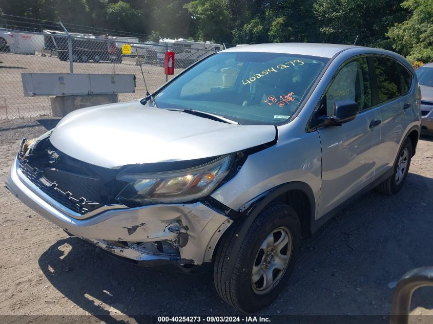 2016 Honda Cr-V Lx VIN: 5J6RM4H31GL015997 Lot: 40254273