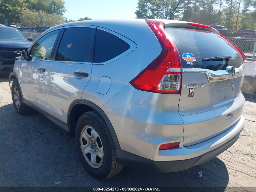 2016 Honda Cr-V Lx VIN: 5J6RM4H31GL015997 Lot: 40254273