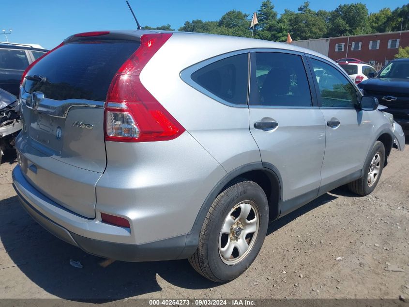 2016 Honda Cr-V Lx VIN: 5J6RM4H31GL015997 Lot: 40254273