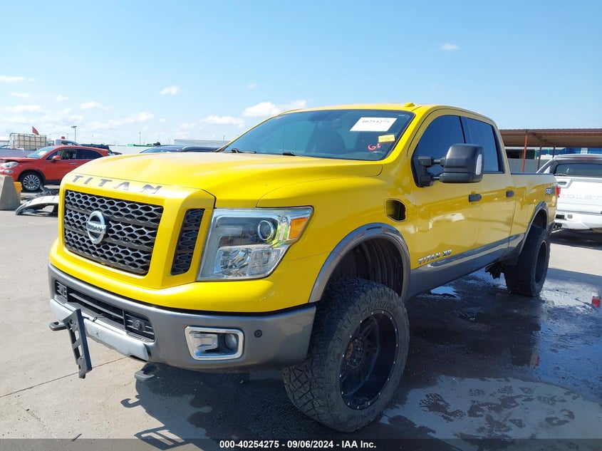 Vin: 1n6ba1f47gn509342, lot: 40742464, nissan titan xd pro-4x diesel 20162