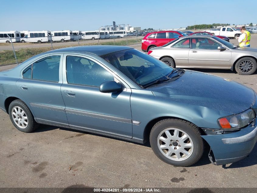 2001 Volvo S60 2.4 VIN: YV1RS61RX12046842 Lot: 40254281