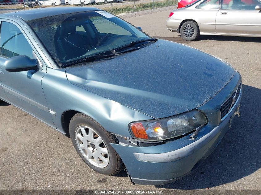 2001 Volvo S60 2.4 VIN: YV1RS61RX12046842 Lot: 40254281