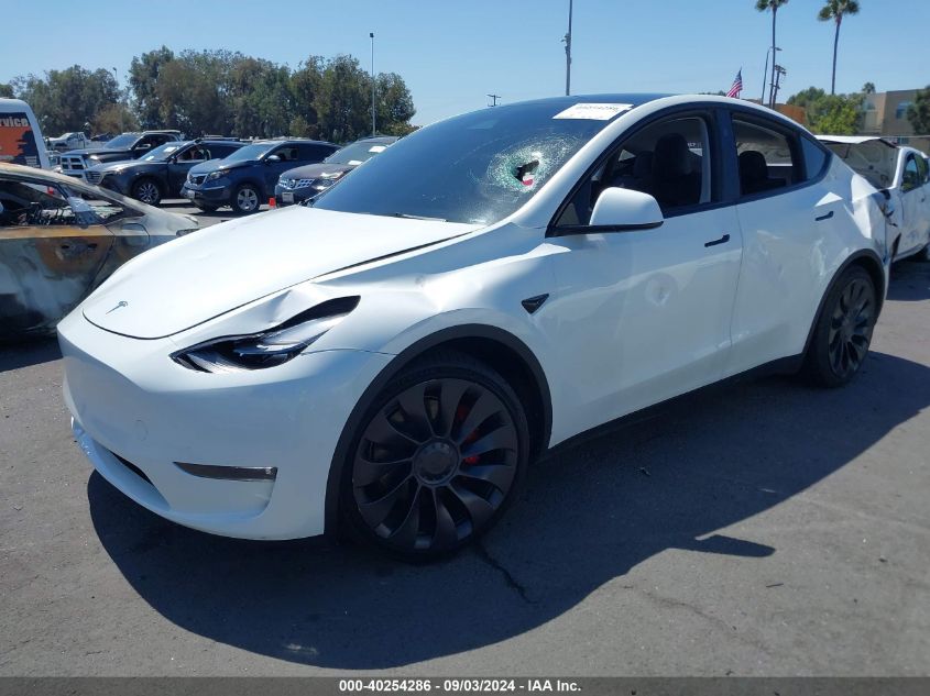 7SAYGDEF5PF839594 2023 TESLA MODEL Y - Image 2