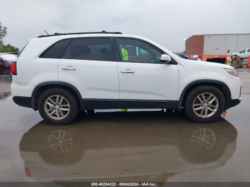 2014 Kia Sorento Lx VIN: 5XYKT3A61EG486548 Lot: 40254322