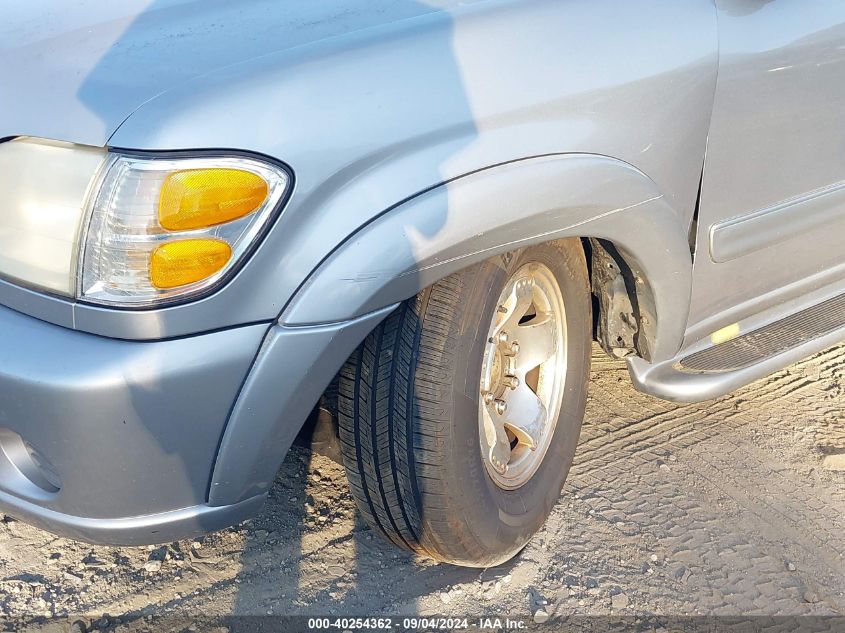 2001 Toyota Sequoia Sr5 V8 VIN: 5TDZT34A91S033662 Lot: 40254362