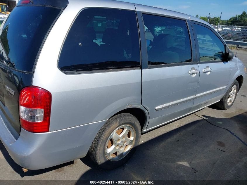 2001 Mazda Mpv Dx/Es/Lx VIN: JM3LW28Y010195480 Lot: 40254417