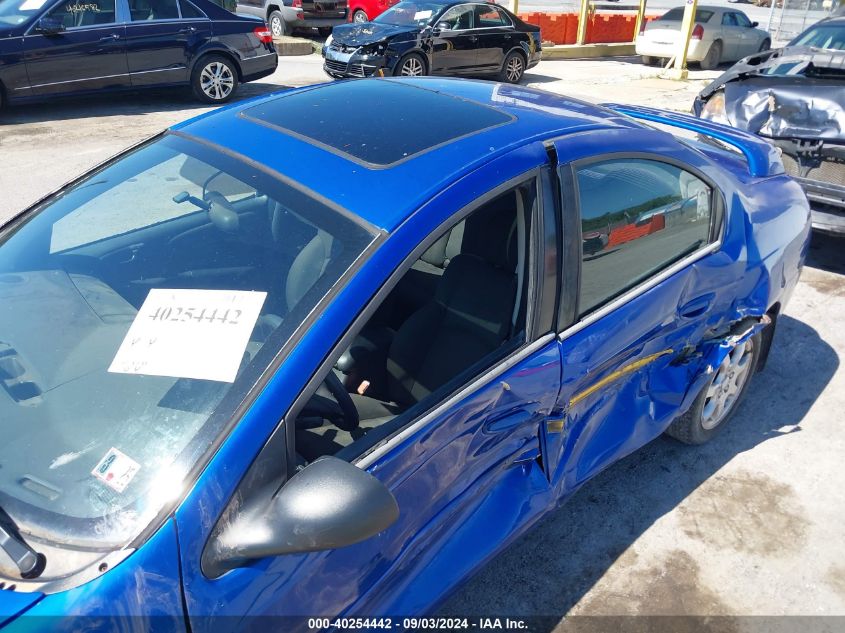 2005 Dodge Neon Sxt VIN: 1B3ES56C65D228147 Lot: 40254442