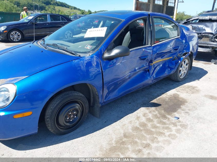 2005 Dodge Neon Sxt VIN: 1B3ES56C65D228147 Lot: 40254442