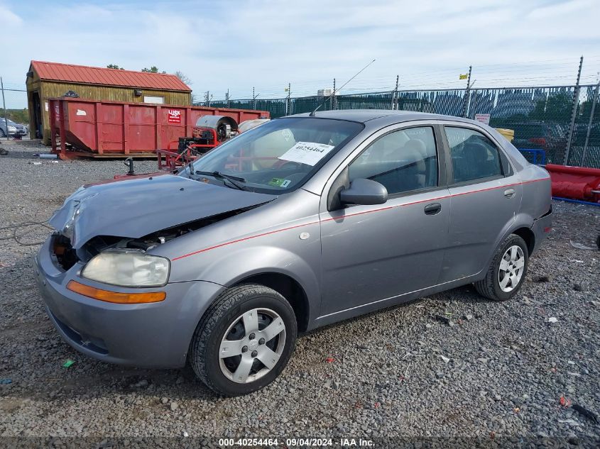 2006 Chevrolet Aveo Svm VIN: KL1TD566X6B631076 Lot: 40254464