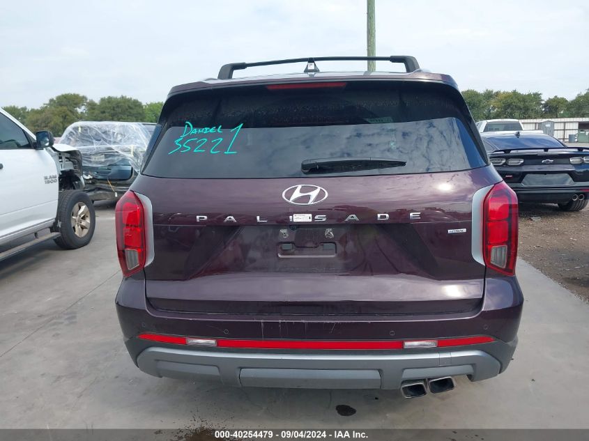 2024 Hyundai Palisade Sel Premium VIN: KM8R4DGE5RU691211 Lot: 40254479