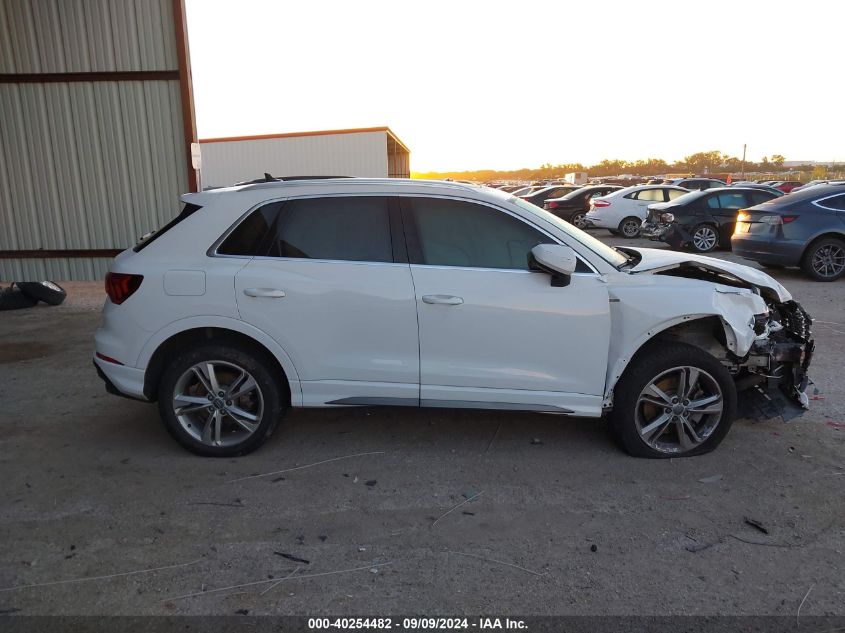 2019 Audi Q3 2.0T S Line Premium VIN: WA1EECF39K1071800 Lot: 40254482