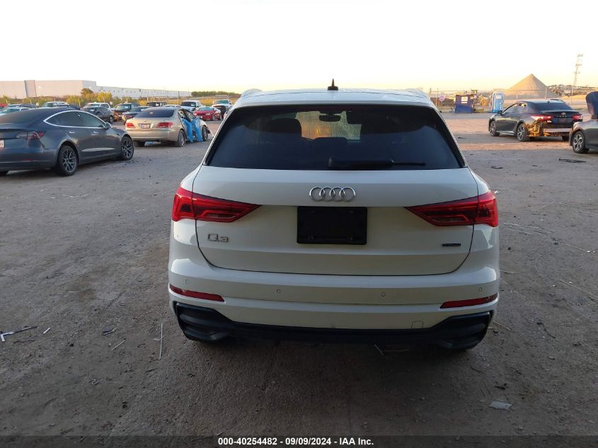 2019 Audi Q3 2.0T S Line Premium VIN: WA1EECF39K1071800 Lot: 40254482