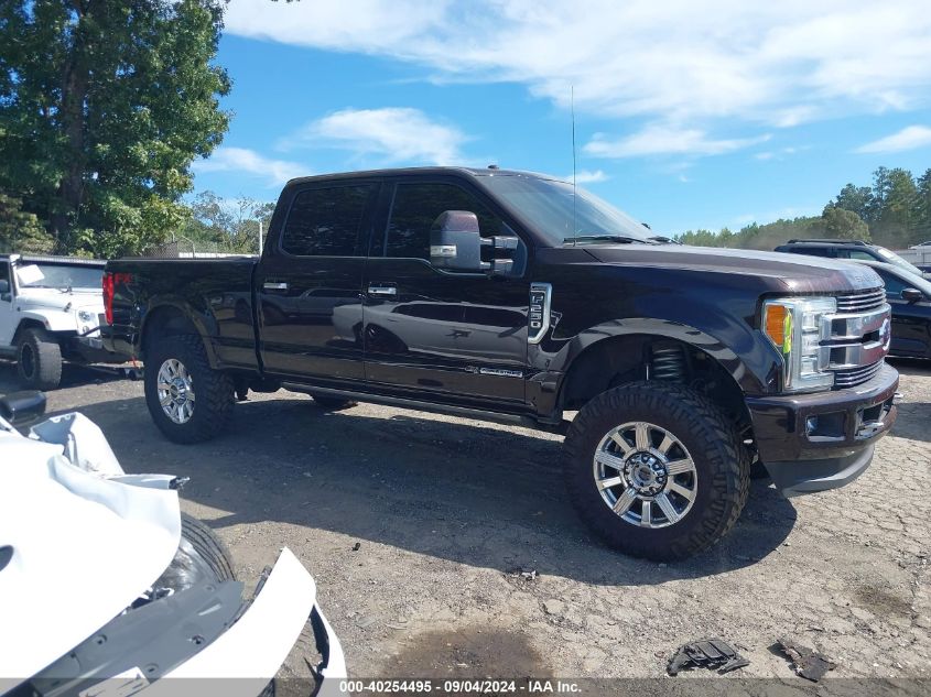 2018 Ford F-250 Limited VIN: 1FT7W2BT5JEC36583 Lot: 40254495