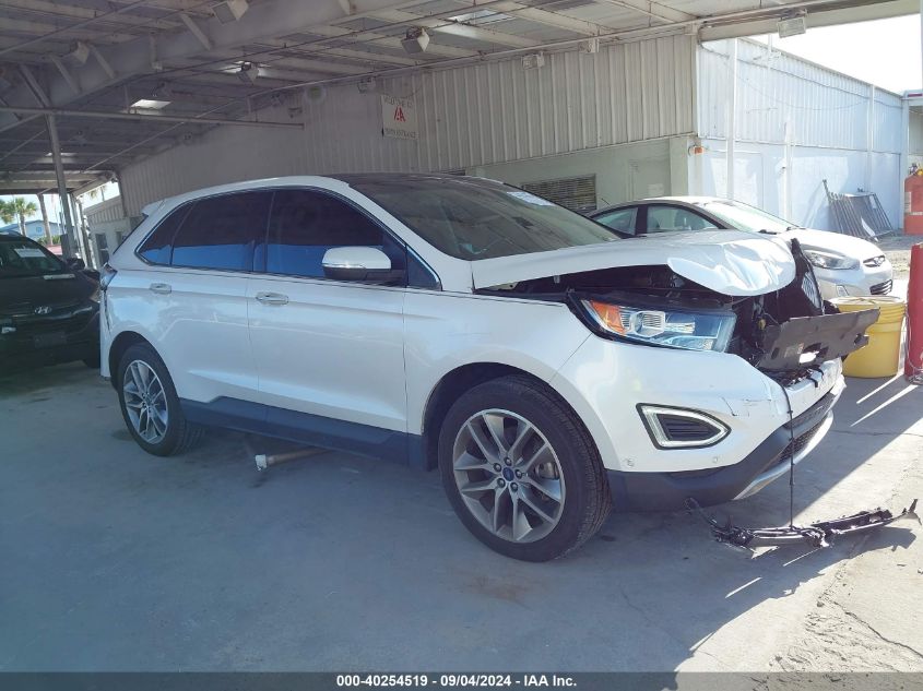 2018 Ford Edge Titanium VIN: 2FMPK3K87JBC35343 Lot: 40254519