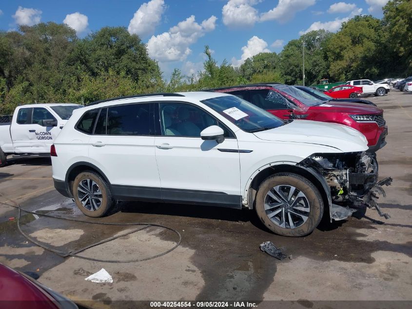 2023 Volkswagen Tiguan 2.0T S VIN: 3VVRB7AX2PM141005 Lot: 40254554