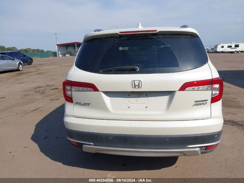 2019 Honda Pilot Touring VIN: 5FNYF6H95KB039498 Lot: 40254558