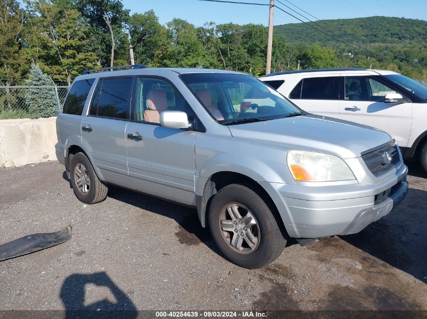 2005 Honda Pilot Ex-L VIN: 5FNYF185X5B033569 Lot: 40254639