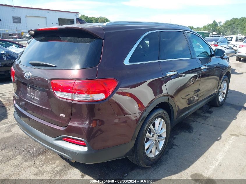 2016 Kia Sorento 2.4L Lx VIN: 5XYPGDA34GG067666 Lot: 40254640