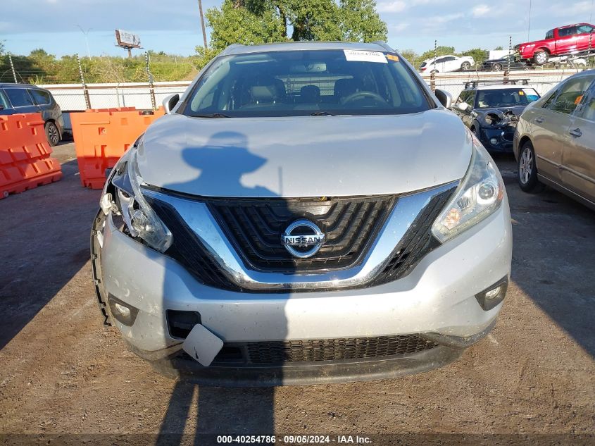 2018 Nissan Murano S/Sl/Sv/Platinum VIN: 5N1AZ2MG6JN104991 Lot: 40254786