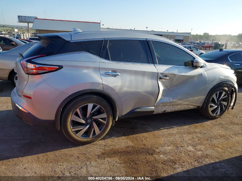 2018 Nissan Murano S/Sl/Sv/Platinum VIN: 5N1AZ2MG6JN104991 Lot: 40254786