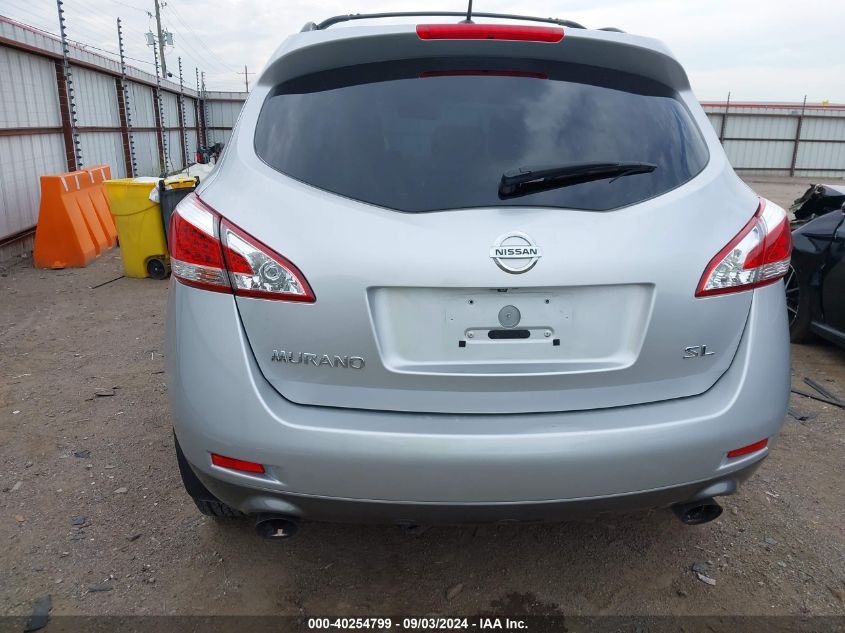 2011 Nissan Murano Sl VIN: JN8AZ1MU5BW070062 Lot: 40254799