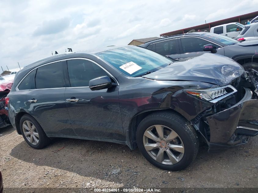 2014 Acura Mdx Advance VIN: 5FRYD4H85EB010250 Lot: 40254861