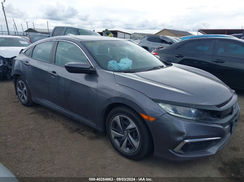 2019 Honda Civic Lx VIN: 19XFC2F66KE035239 Lot: 40254863