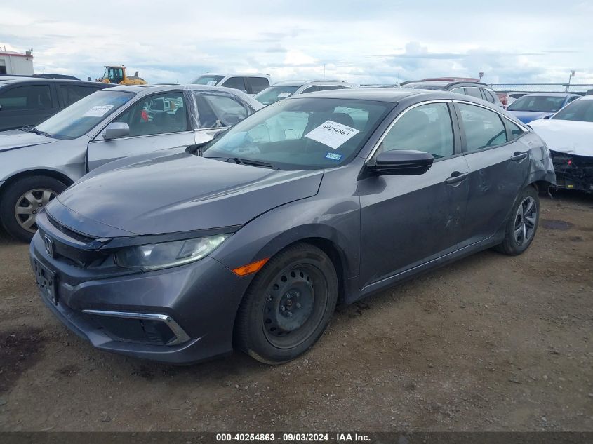 2019 Honda Civic Lx VIN: 19XFC2F66KE035239 Lot: 40254863