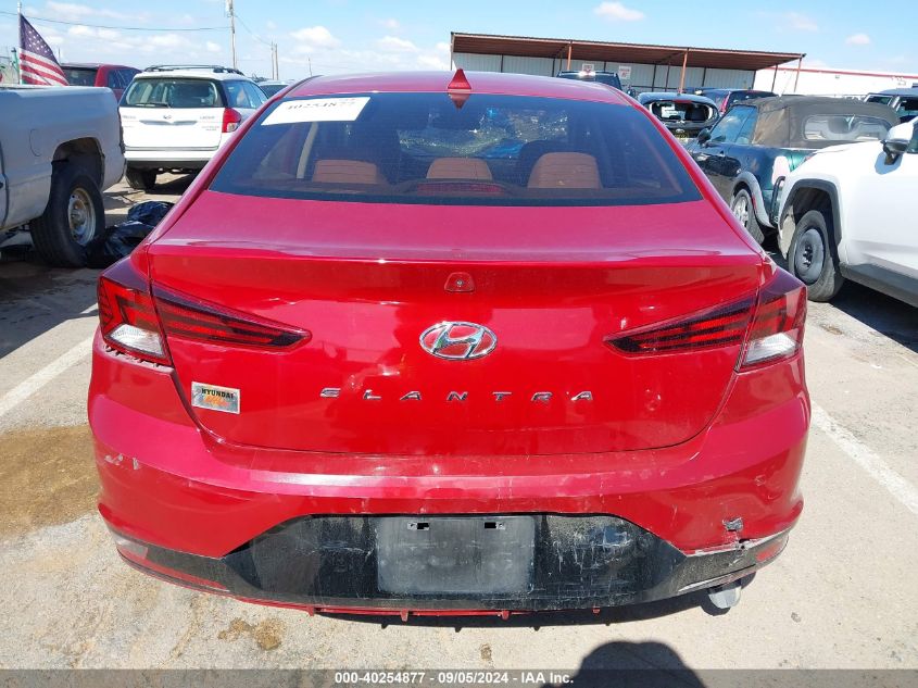 2019 Hyundai Elantra Sel/Value/Limited VIN: KMHD84LF5KU888690 Lot: 40254877