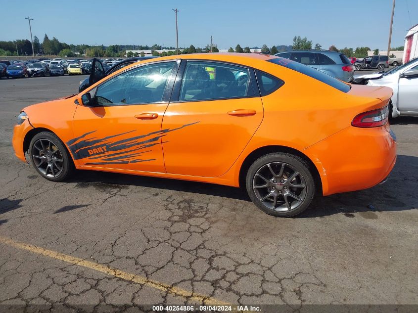 2013 Dodge Dart Sxt VIN: 1C3CDFBA2DD295082 Lot: 40254886