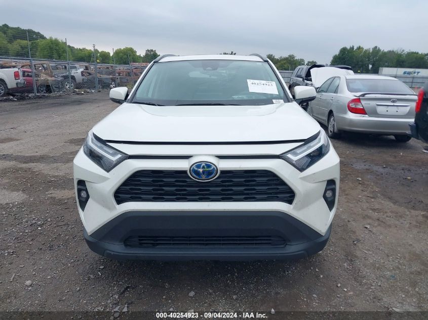 2022 Toyota Rav4 Hybrid Xle Premium VIN: 4T3B6RFV1NU091698 Lot: 40254923