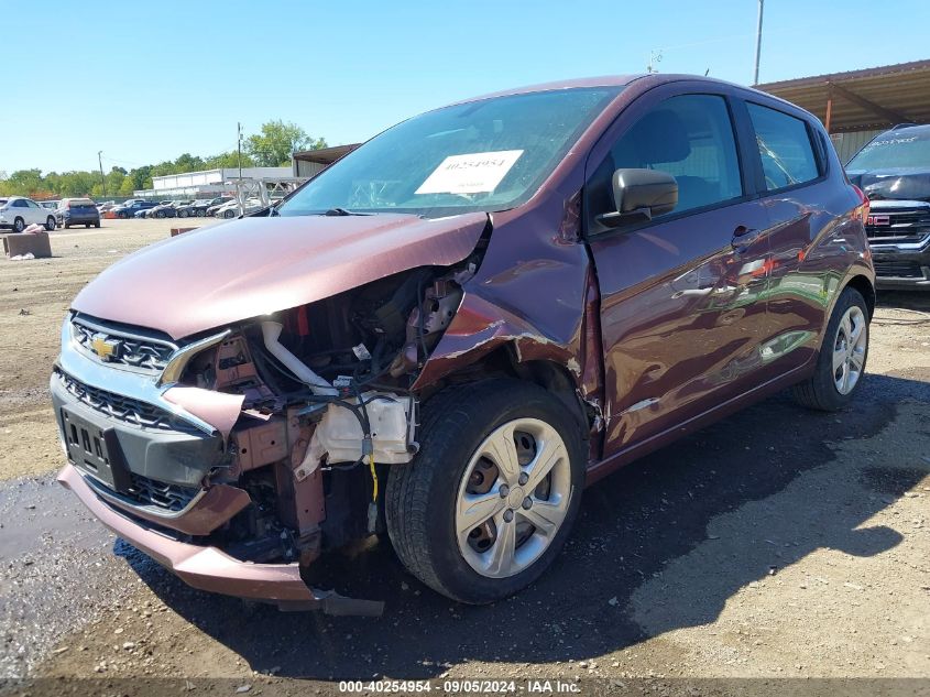 2020 Chevrolet Spark Fwd Ls Automatic VIN: KL8CB6SA4LC404110 Lot: 40254954