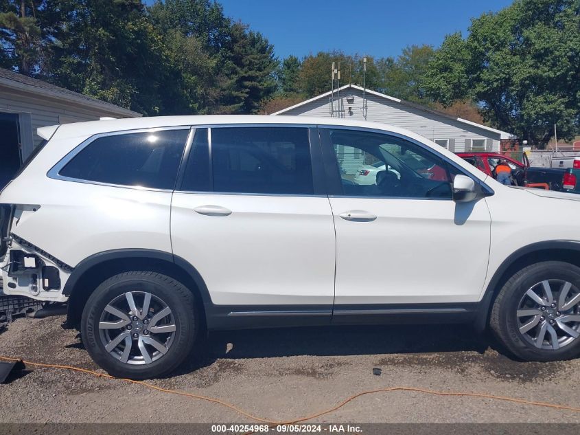 2019 Honda Pilot Ex-L VIN: 5FNYF6H54KB034340 Lot: 40254968