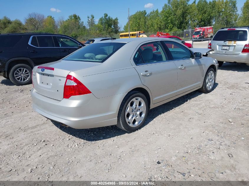 2010 Ford Fusion Se VIN: 3FAHP0HA7AR344332 Lot: 40254985