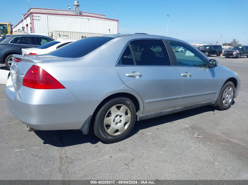 2006 Honda Accord 2.4 Lx VIN: 1HGCM56486A124806 Lot: 40255017