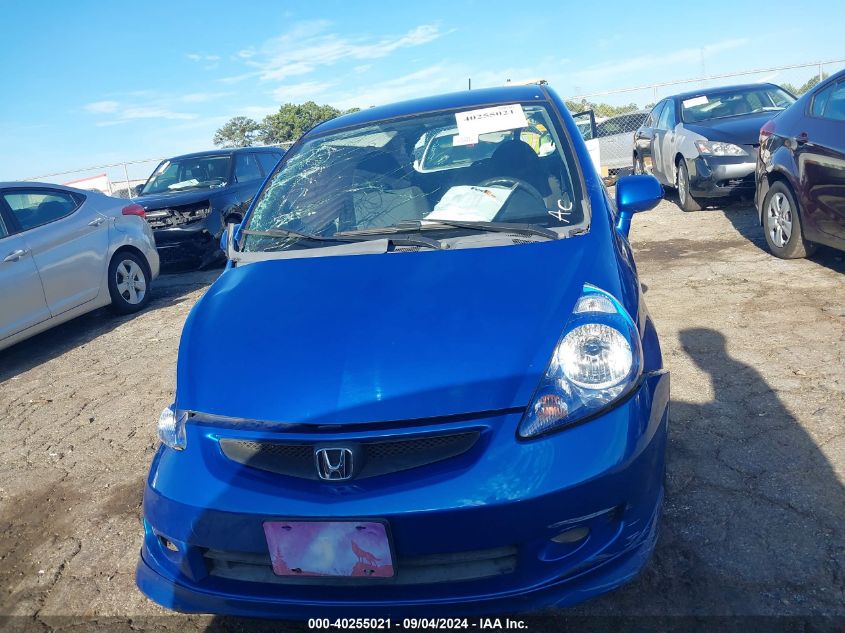 2008 Honda Fit Sport VIN: JHMGD38608S000897 Lot: 40255021