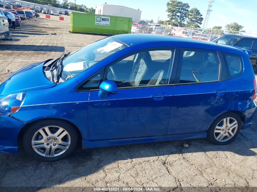 2008 Honda Fit Sport VIN: JHMGD38608S000897 Lot: 40255021