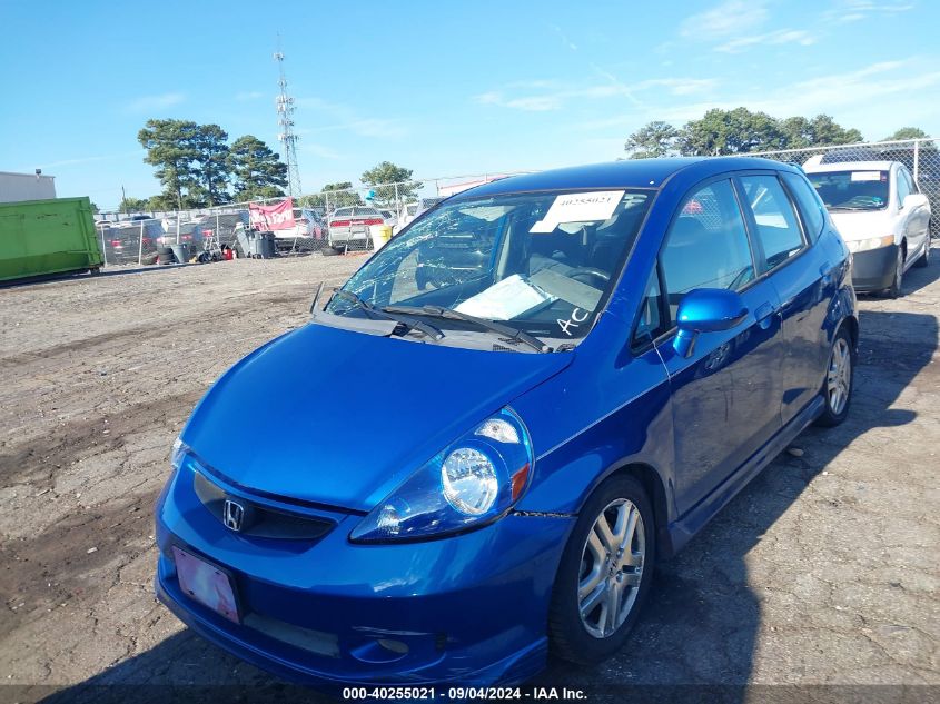 2008 Honda Fit Sport VIN: JHMGD38608S000897 Lot: 40255021