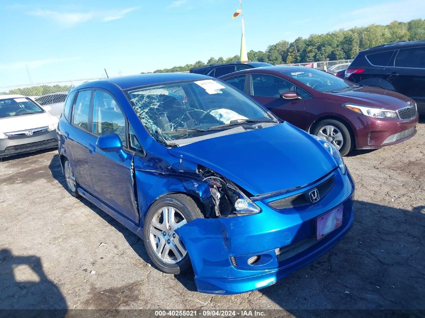 2008 Honda Fit Sport VIN: JHMGD38608S000897 Lot: 40255021