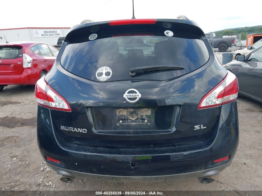 JN8AZ1MU5DW211845 2013 Nissan Murano Sl