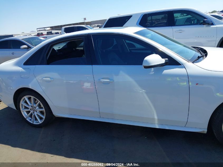 2015 Audi A4 Premium Plus VIN: WAUFFAFL8FN016844 Lot: 40255062