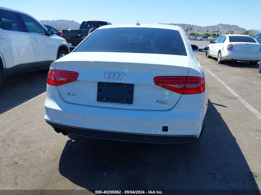 2015 Audi A4 Premium Plus VIN: WAUFFAFL8FN016844 Lot: 40255062