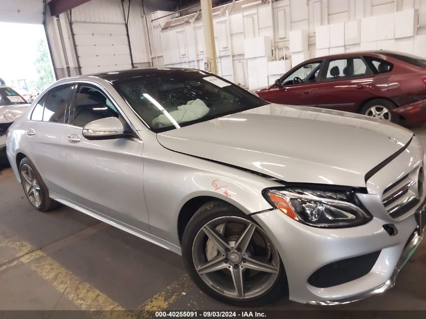 2015 Mercedes-Benz C 300 4Matic/Luxury 4Matic/Sport 4Matic VIN: 55SWF4KB3FU008505 Lot: 40255091