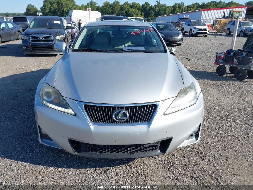 2012 Lexus Is 250 VIN: JTHBF5C20C5161861 Lot: 40255145