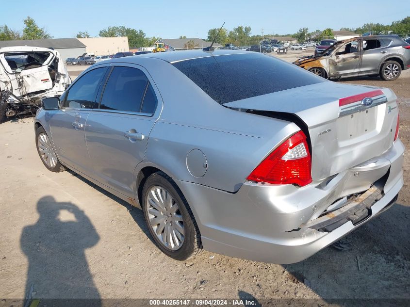 2012 Ford Fusion Hybrid VIN: 3FADP0L30CR281312 Lot: 40255147