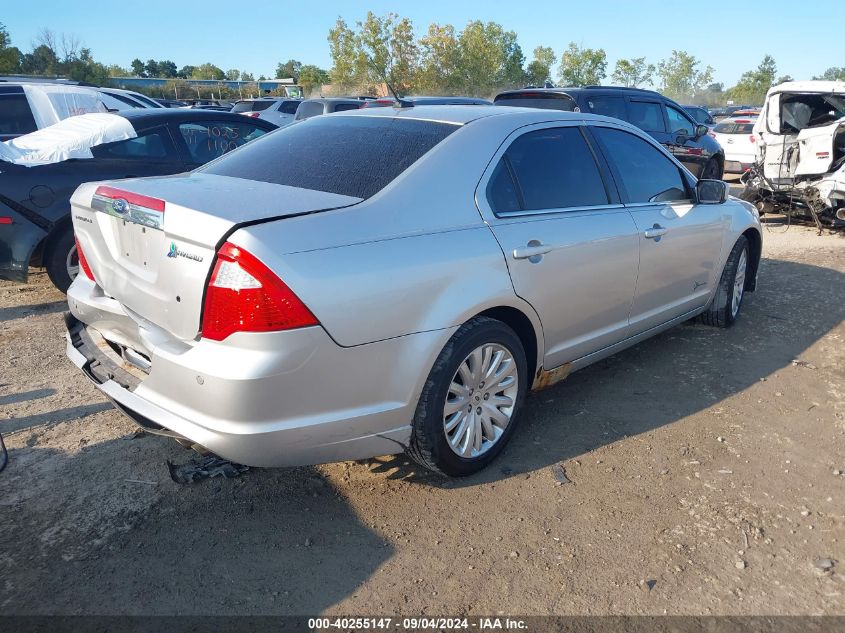 2012 Ford Fusion Hybrid VIN: 3FADP0L30CR281312 Lot: 40255147