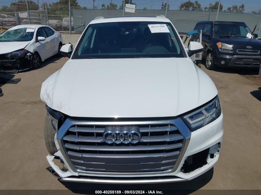 2018 Audi Q5 2.0T Premium/2.0T Tech Premium VIN: WA1BNAFY4J2003030 Lot: 40255189