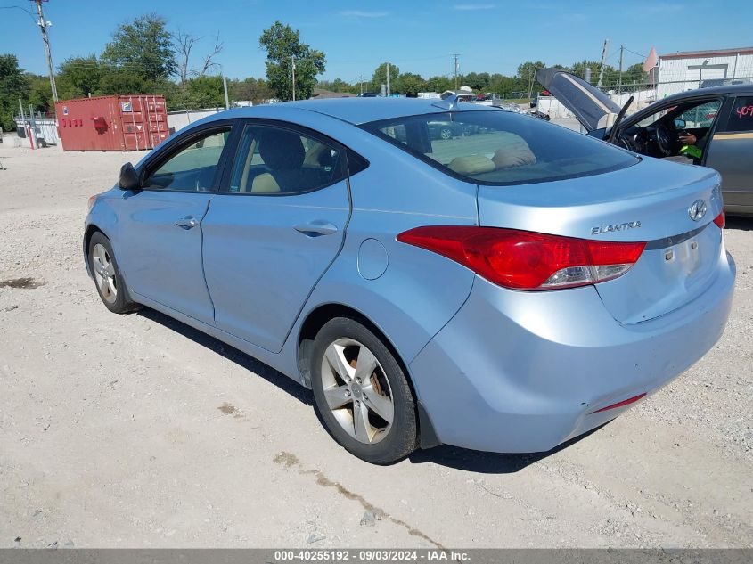 2012 Hyundai Elantra Gls (Ulsan Plant) VIN: KMHDH4AEXCU378928 Lot: 40255192