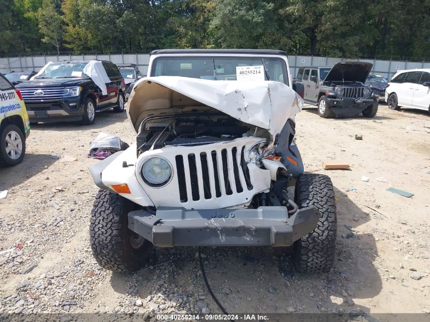 2006 Jeep Wrangler X VIN: 1J4FA39S06P728893 Lot: 40255214