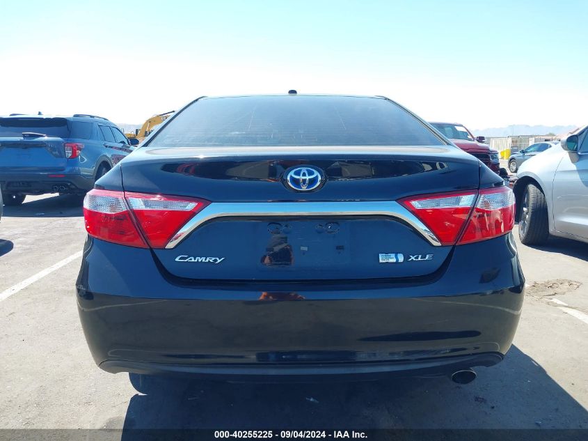 2017 Toyota Camry Hybrid Xle VIN: 4T1BD1FK0HU216670 Lot: 40255225